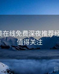 亚洲欧美在线免费深夜推荐经典案例，值得关注