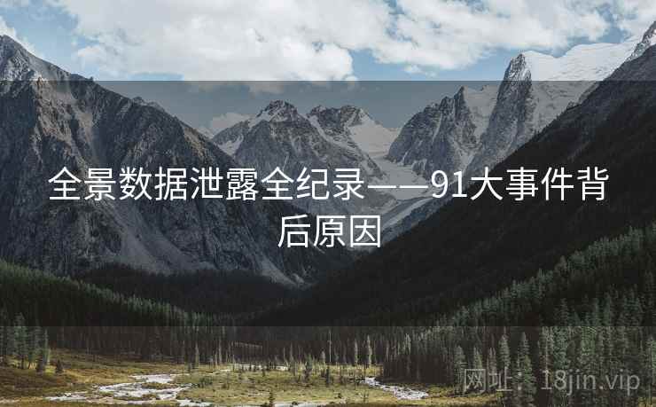 全景数据泄露全纪录——91大事件背后原因